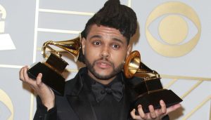 The Weekndđã từng đoạt ba giải Grammy